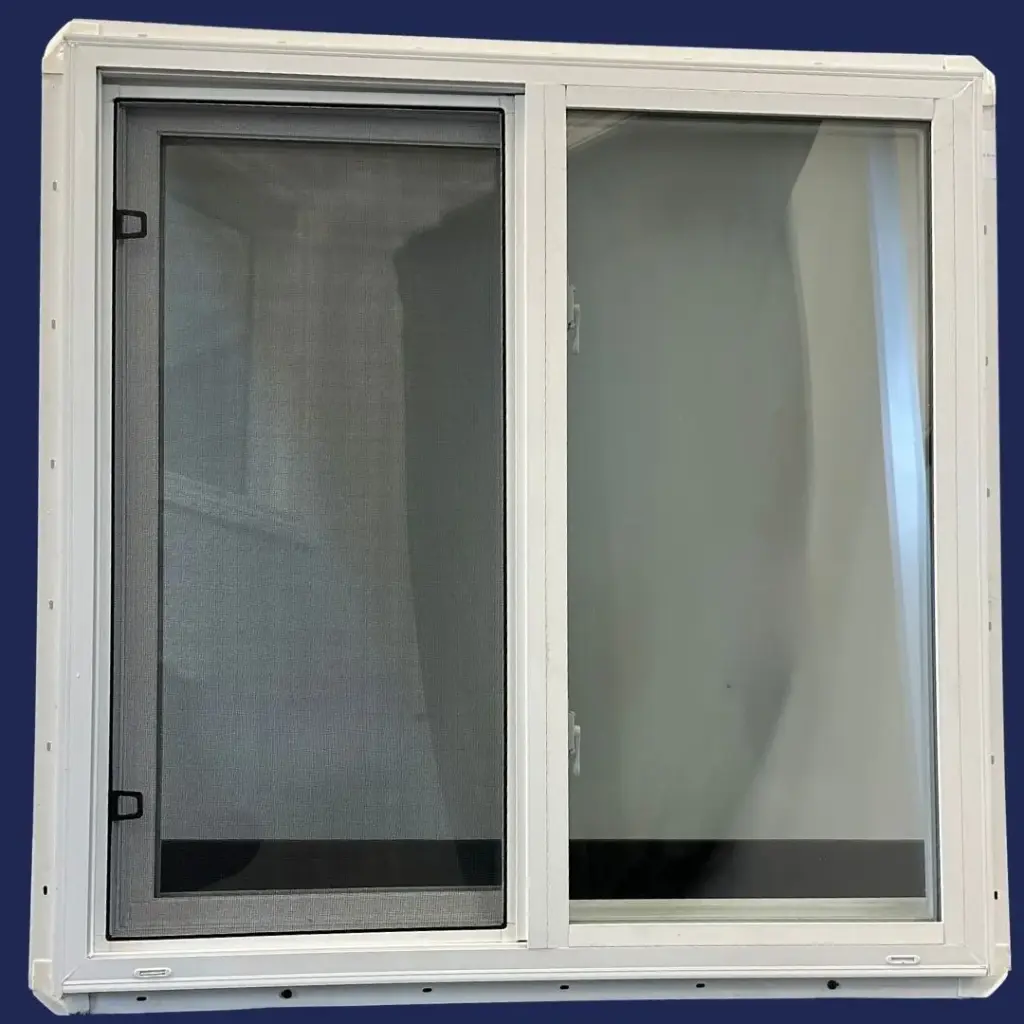 36" w x 36" Premium 303 VS (3 1/4") Single Slider Lift Out, Dual Pane